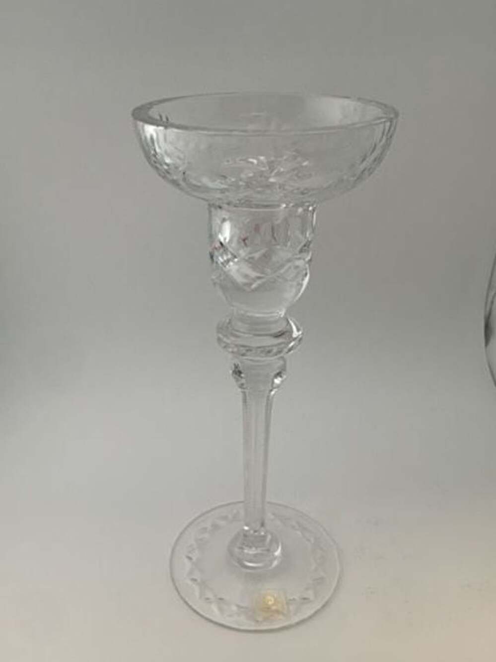 Rogaska Gallia Crystal Candlestick Holder Hand Crafted Yugoslavia